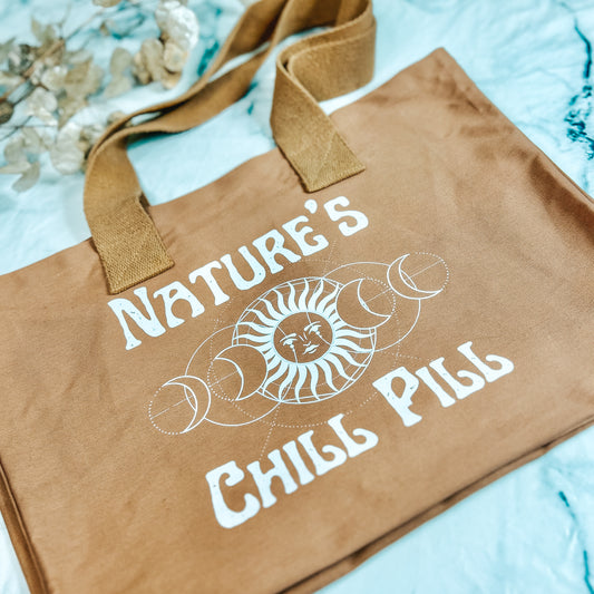 'Natures chill pill' tote bag